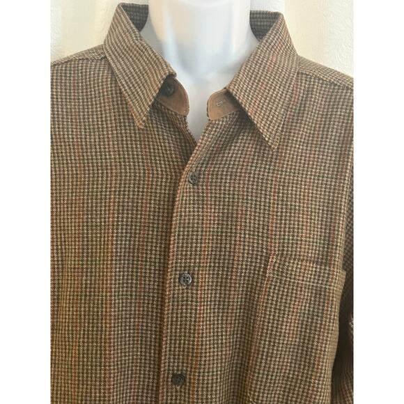 Firethorn Silver Herringbone Hunting Shooting Wool Shirt XXL - Picture 9 of 12